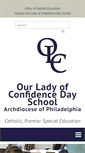 Mobile Screenshot of ourladyofconfidence.org